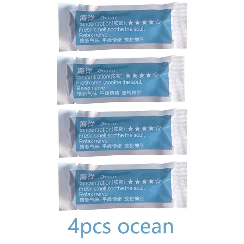 4/5/8pcs Air Freshener Smell Car Vent Perfume Flavoring Auto Interior Car Perfumes Styling Remove Odors Aroma Car Accessories Oasis Select Ocean-4pcs