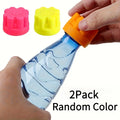 2PCS Heavy-duty Silicone Bottle Opener, Ergonomic Anti Slip Grip and Lever Mechanism, Easy To Rotate Lever Type Bottle Opener Oasis Select Random color 2PCS