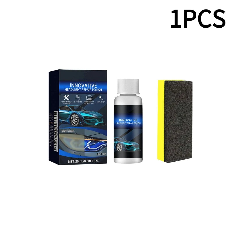 Car Headlight Polish & Restoration Kit – Remove Oxidation