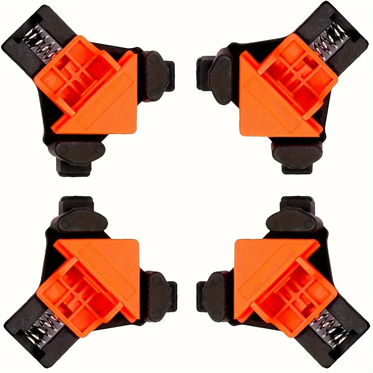 2pcs 90 Degree Corner Clamps For Woodworking, Fast Adjustable Quick Spring Loaded Woodworking Clamps,Cabinets,Photo Framing Oasis Select