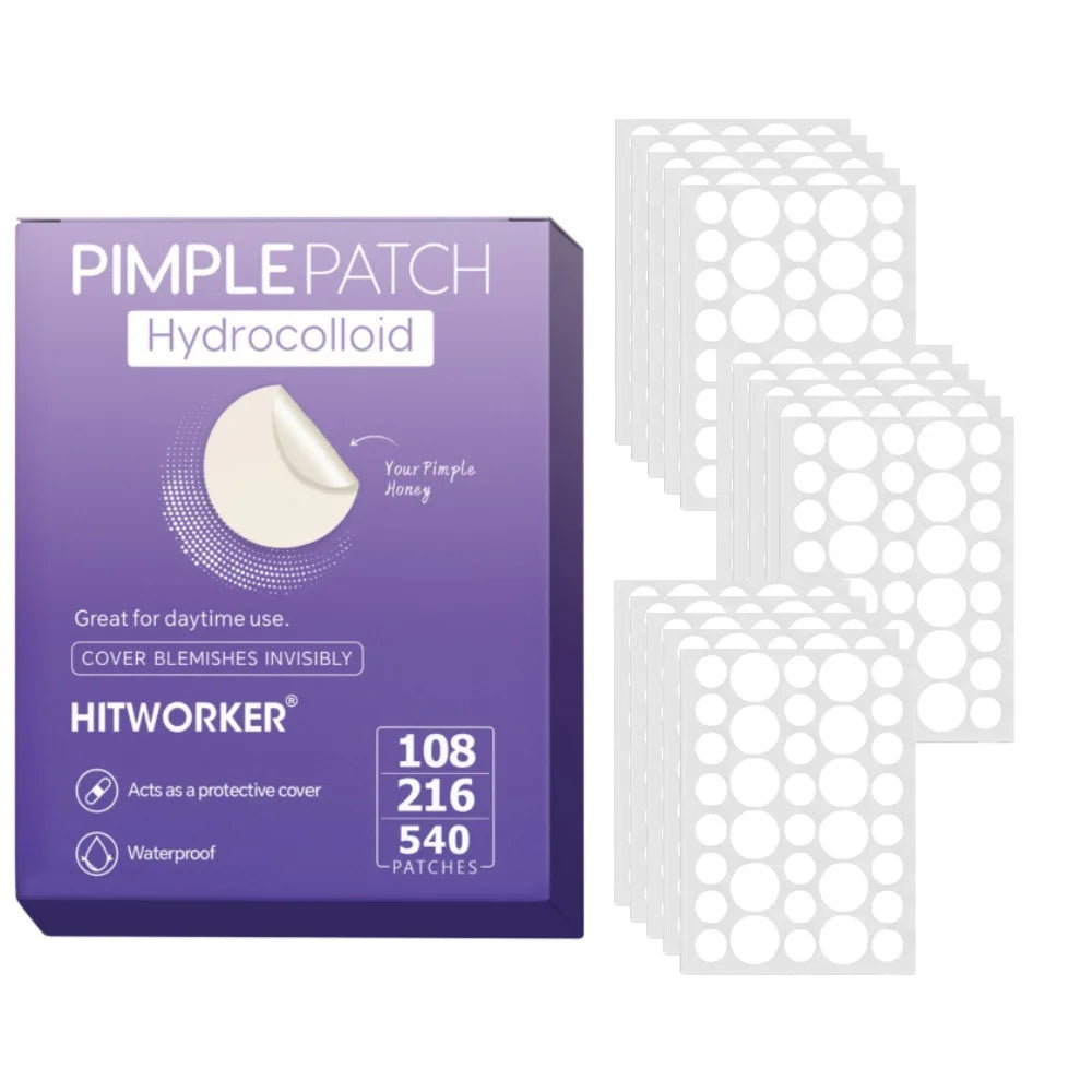 hydrogel patch, 108/216/540 pieces per box, can effectively remove facial acne and discharge, suitable for men and women Oasis Select 540ps