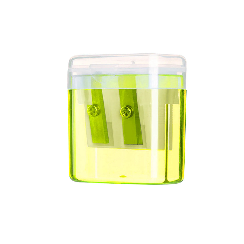 A color random student two-hole pencil sharpener for children's school supplies - a must-have for starting school Oasis Select Yellow