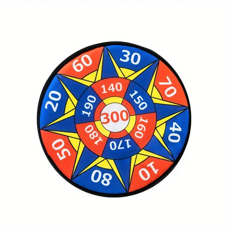 Family Interactive Toys Game Sticky Ball Dart Target Cartoon Pattern Indoor and Outdoor Safe Classic Dart Target Game Oasis Select