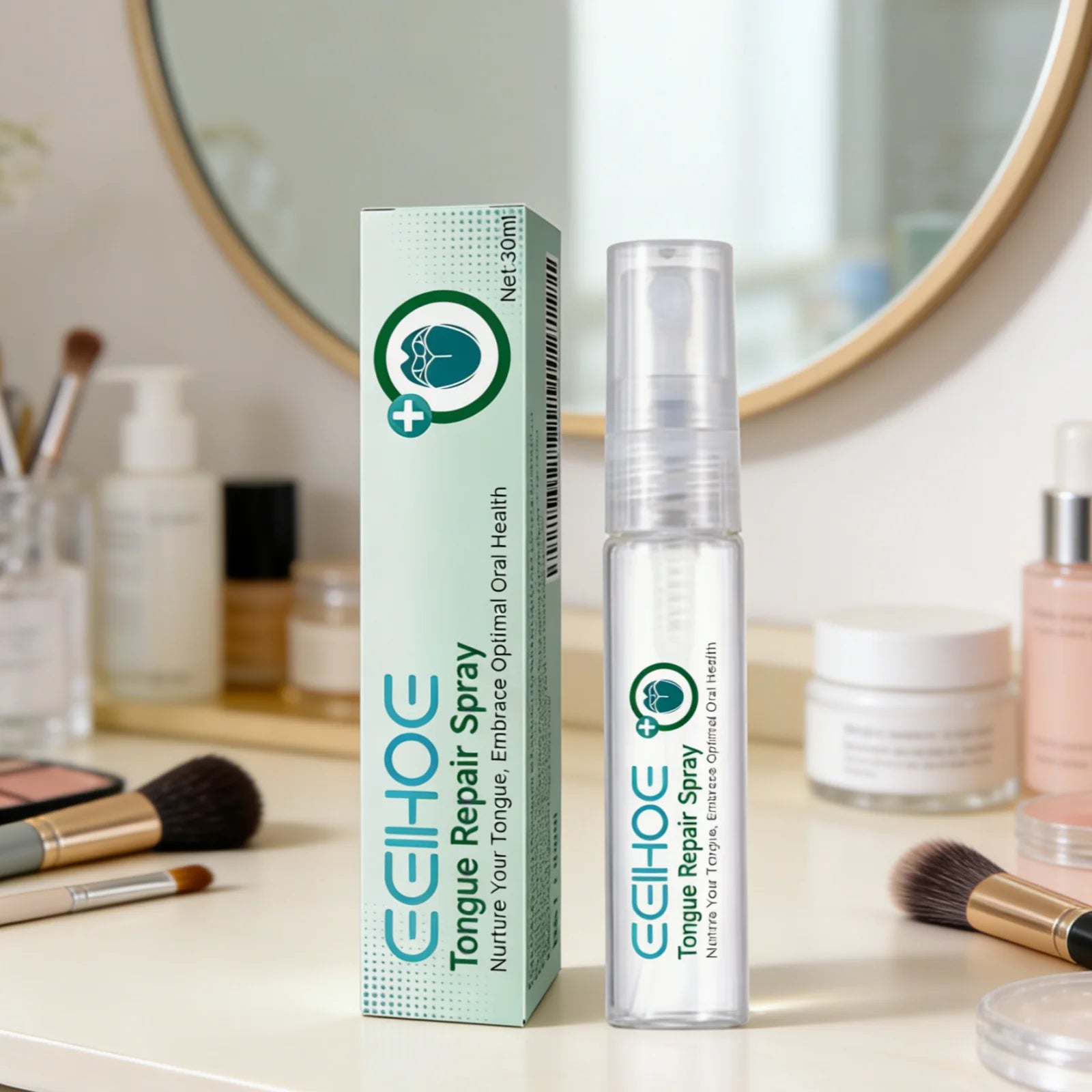 EELHOE Tongue Repair Spray – Probiotics & Fresh Breath | 30ml Oral Care Spray Oasis Select