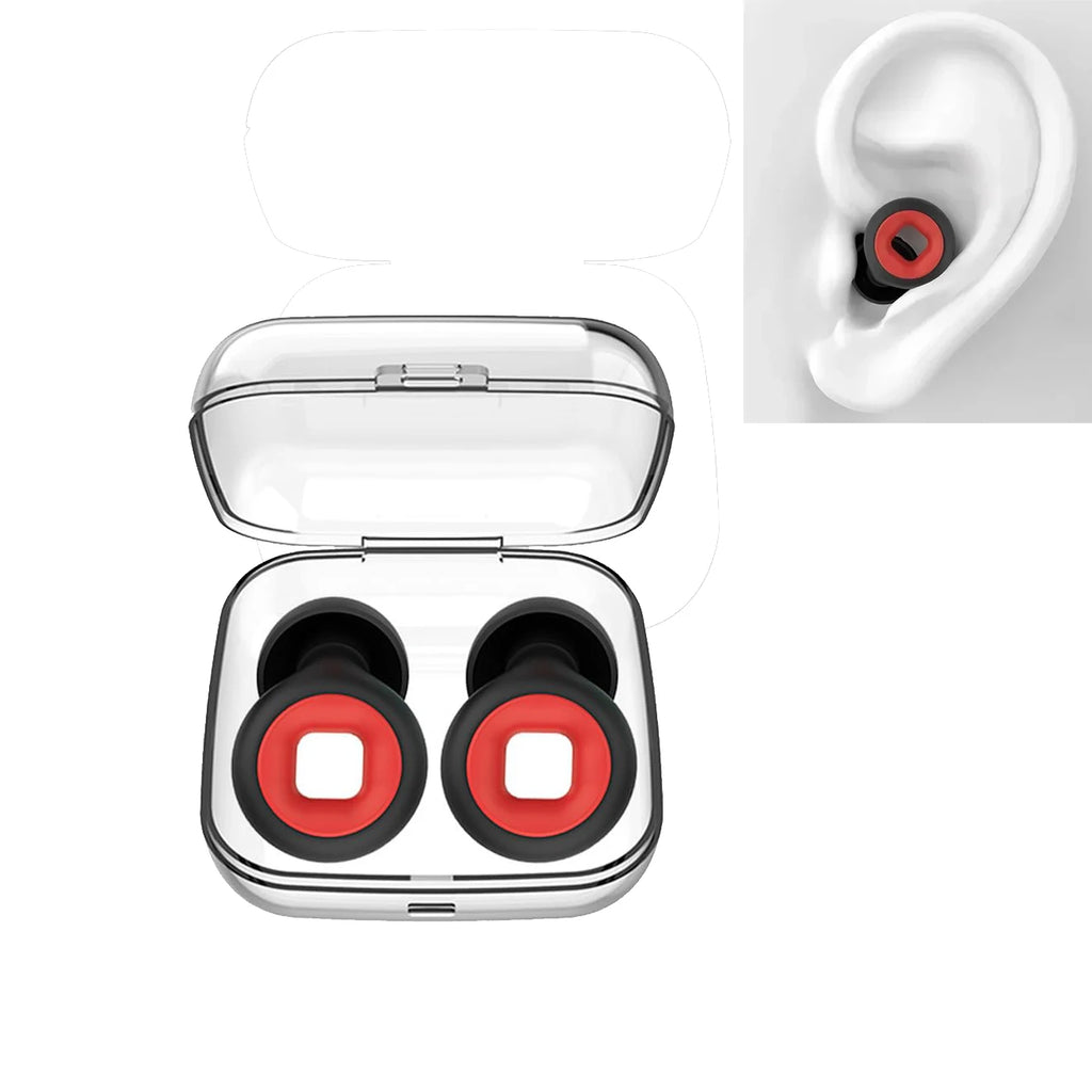 Ear Plugs for Sleeping, 25dB Noise Reduction Reusable Soft Silicone Earplugs for Snoring, Side Sleepers, Concerts, Travel, Work Oasis Select