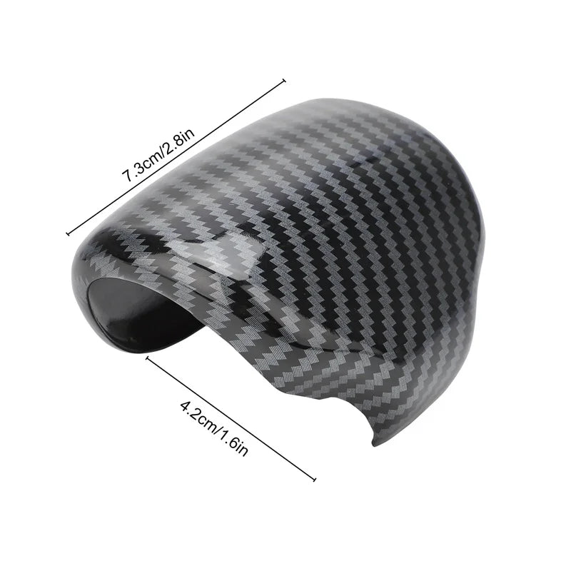 Car Gear Shift Knob Head Decorative Cover For CRV 2017 2018 2019 2020 2021 Car Accessories Interior Part Carbon Fiber Trim Oasis Select one size Black