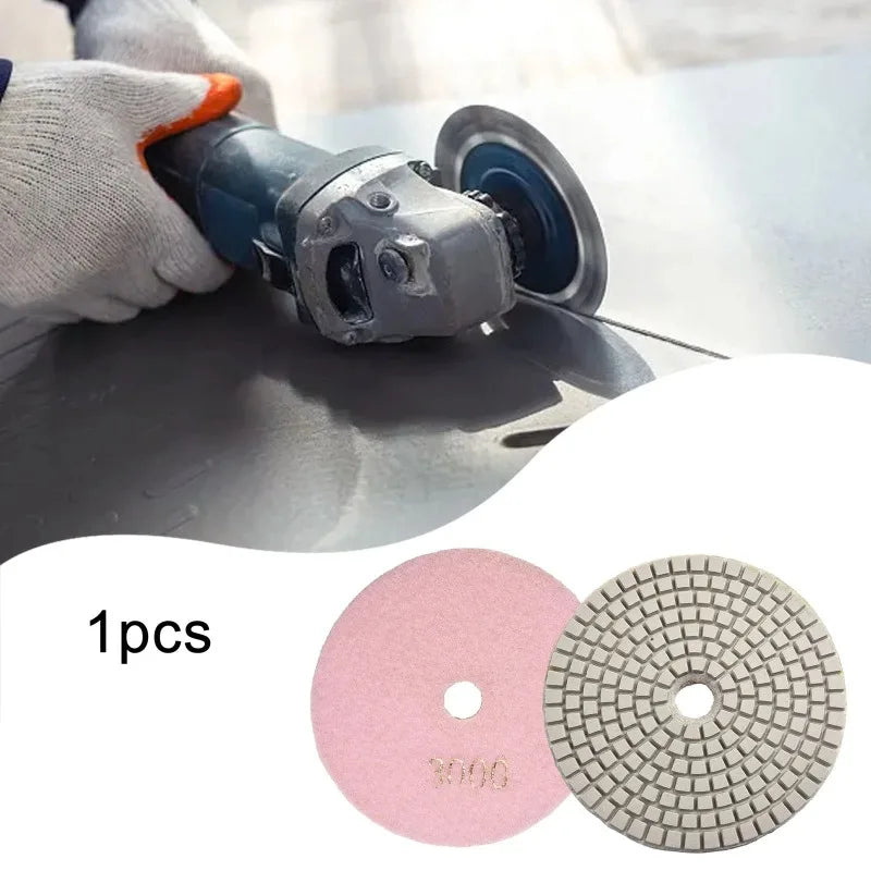 4 inch Wet Polishing Pads Round Surface Grinding Disc For Marble Quartz Tile Floor Buffing Renovation Angle Grinder Matching Oasis Select