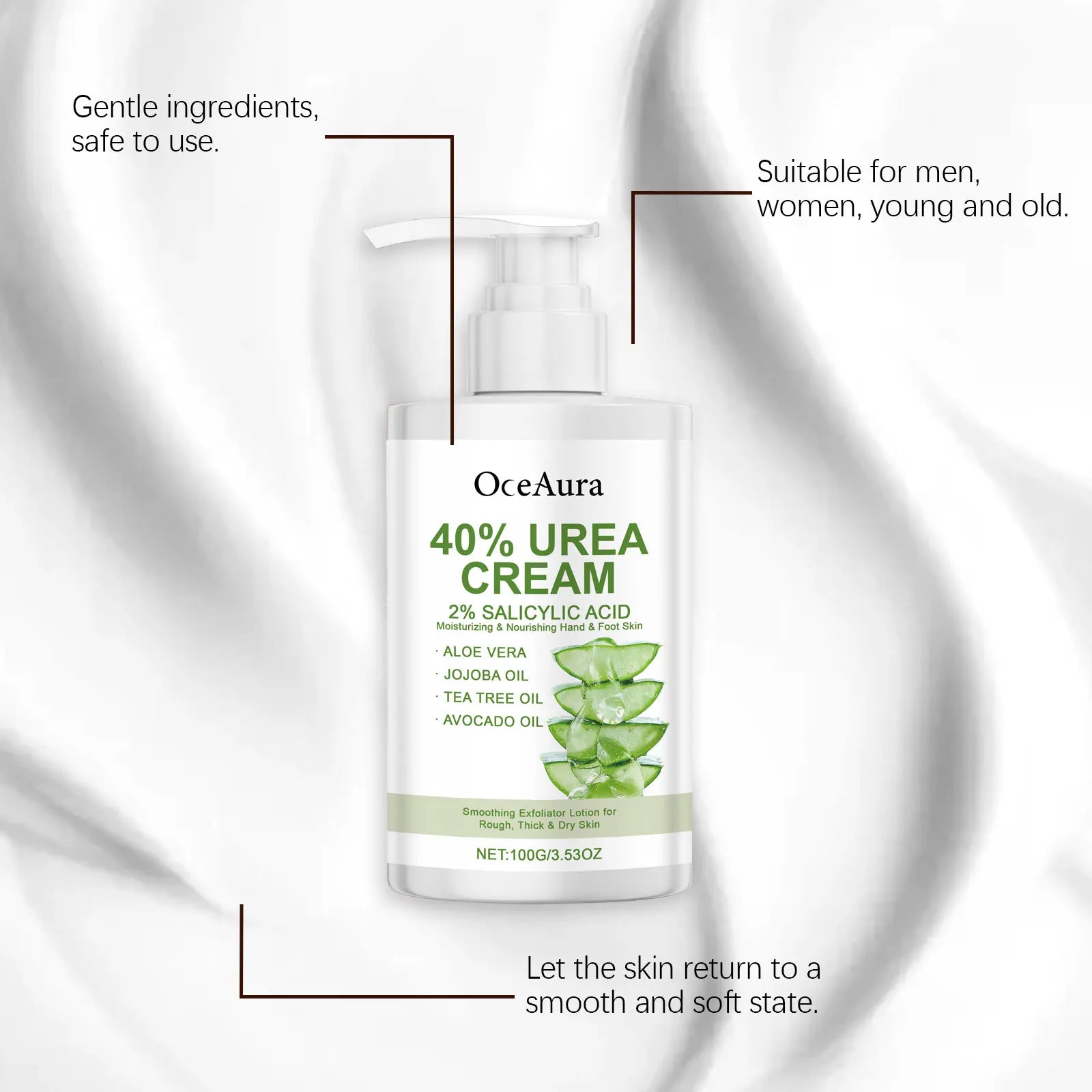Body Moisturizing Cream Daily Nourishing Care Cream Aids Locking Skin Moisture Smoothing Skin & Supporting Body Massage Use Oasis Select