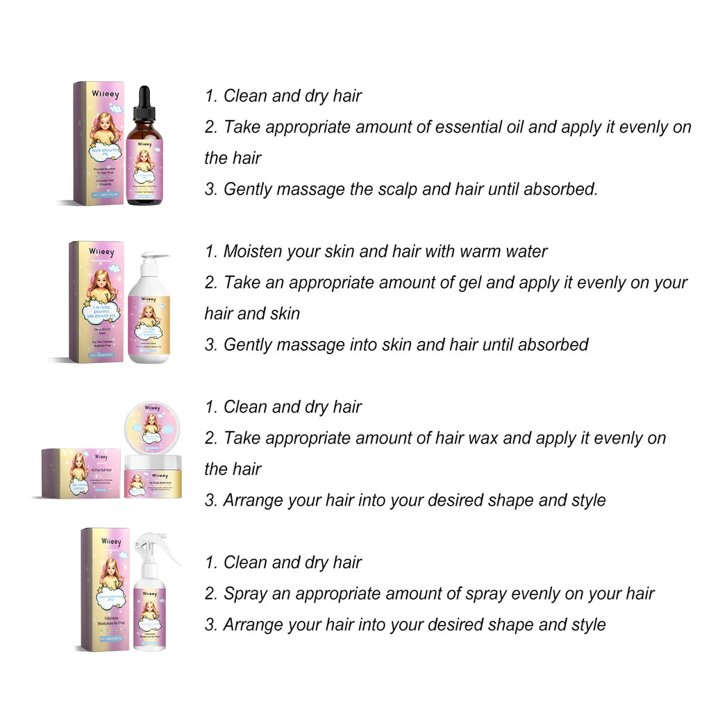 Wiieey Hair Edge Control Spray & Finishing Cream – Frizz Fix Hair Styling Cream Oasis Select