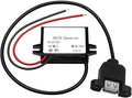 DC/DC 20-72V To 5V 3A 15W USB Converter With USB Output Power Adapter Converter Voltage Buck Regulator Waterproof Transformer Oasis Select Single ear 20-72V 5V 3A