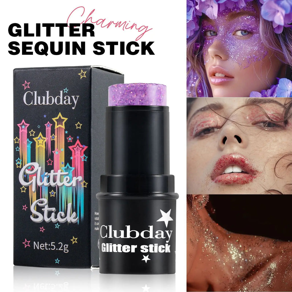 Glitter Eyeshadow Stick – Multichrome Cream Shimmer Sparkle