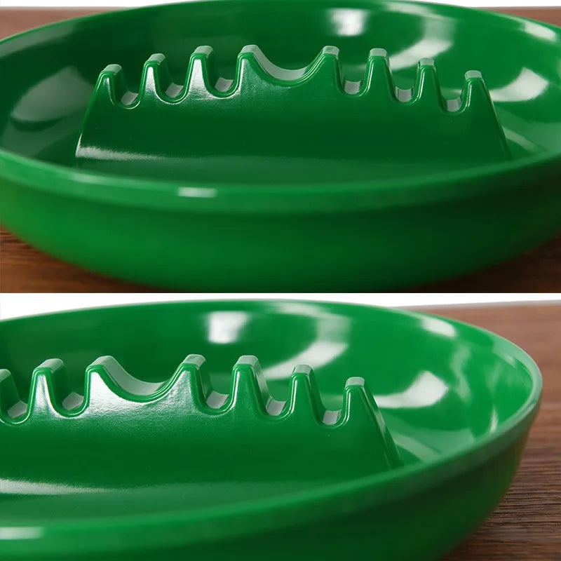 Personalized Creative Plastic Fireproof Ashtray Drop-Resistant Non-Fragile round Melamine Ashtray Household Office Decoration Oasis Select