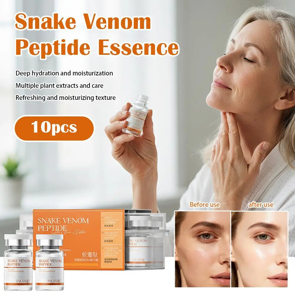 Peptide Firming Hydrating Facial Essence – 10 Ampoules Facial Essence Serum Oasis Select