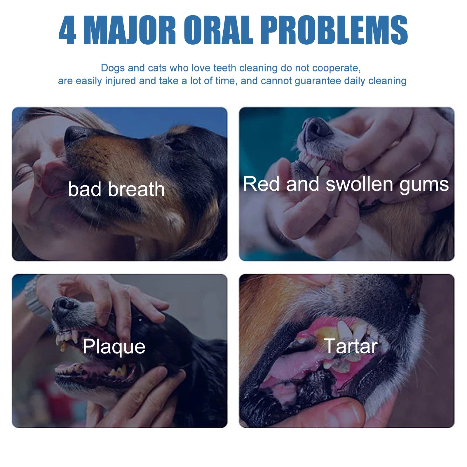Pet Oral Tartar Remover Spray Deep Clenaing Yellow Teeth Eliminate Bad Breath Fresh Breath Whitening Teeth Pet Oral Foam Cleaner Oasis Select