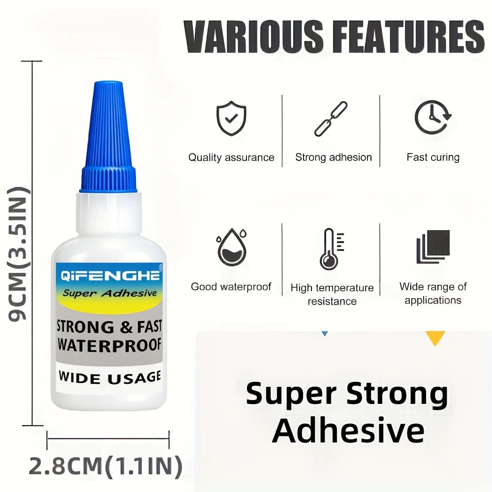 Super Strong Instant Glue – Fast-Drying Clear Waterproof Adhesive Instant Adhesive Glue Oasis Select