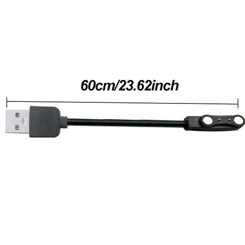 2-Pin USB Charging Cable for ZL02 & ZL02D Smartwatch 60cm Smartwatch Charger Cable Oasis Select