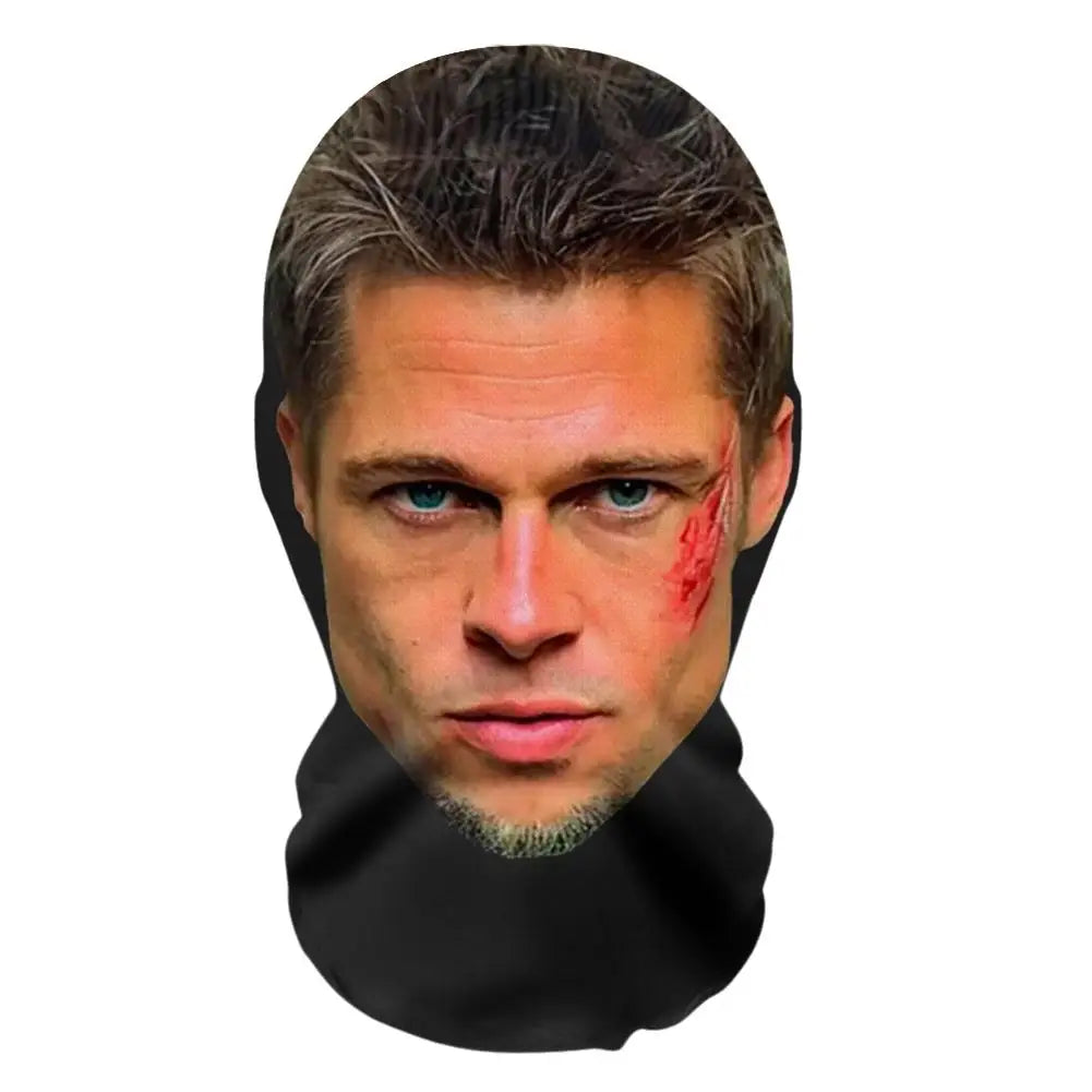 2025 New 3D Printed Mask Funny Mesh Mask Full Face Headwear Elastic Mesh Cosplay Headwear Balaclava Hood Hat Headgear Oasis Select 07 1PCS