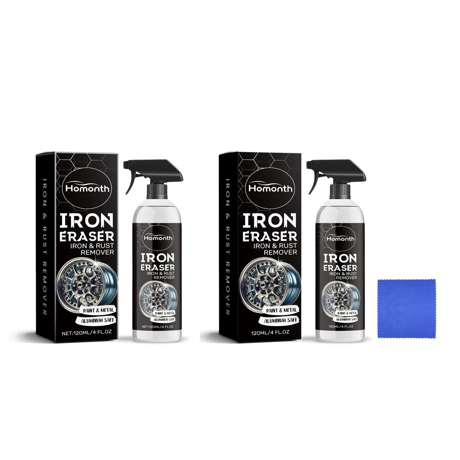 Homonth Multi-Purpose Rust Remover Spray Strong Elimination Of Rust And Iron Buildup Multi Stain Dissolving Car Cleaning Spray Oasis Select