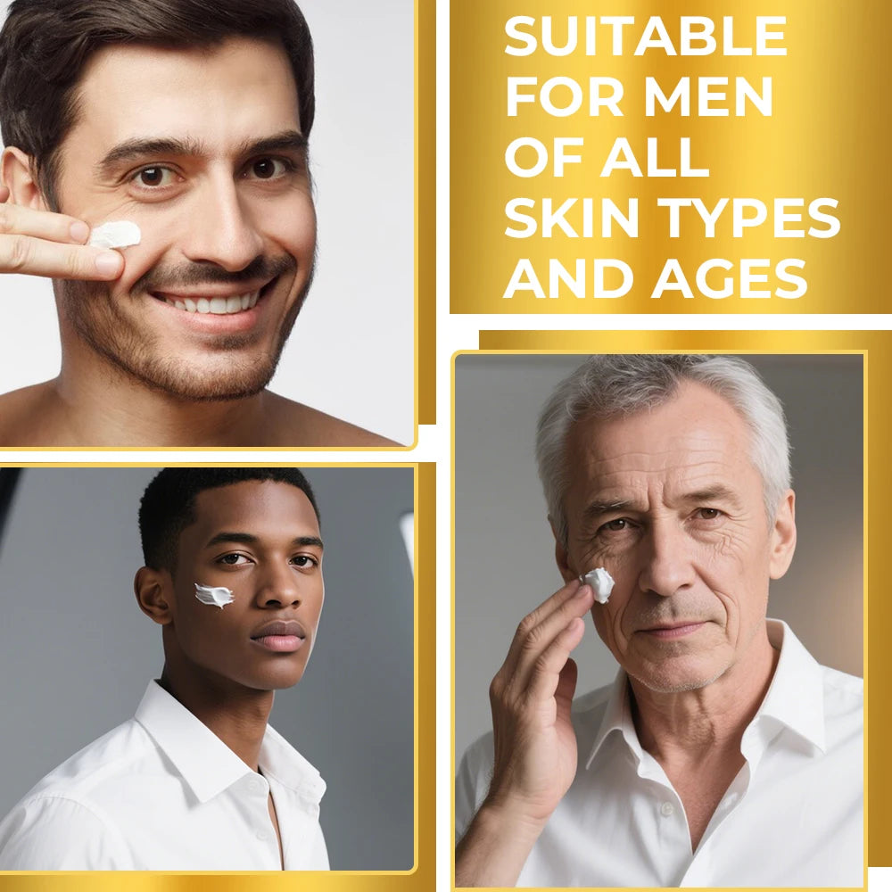 SUYARUN Retinol Moisturizing Cream, Rich in Aloe Vera Leaf and Tocopherol Raw Materials, Universal Skin Care for Men. Oasis Select