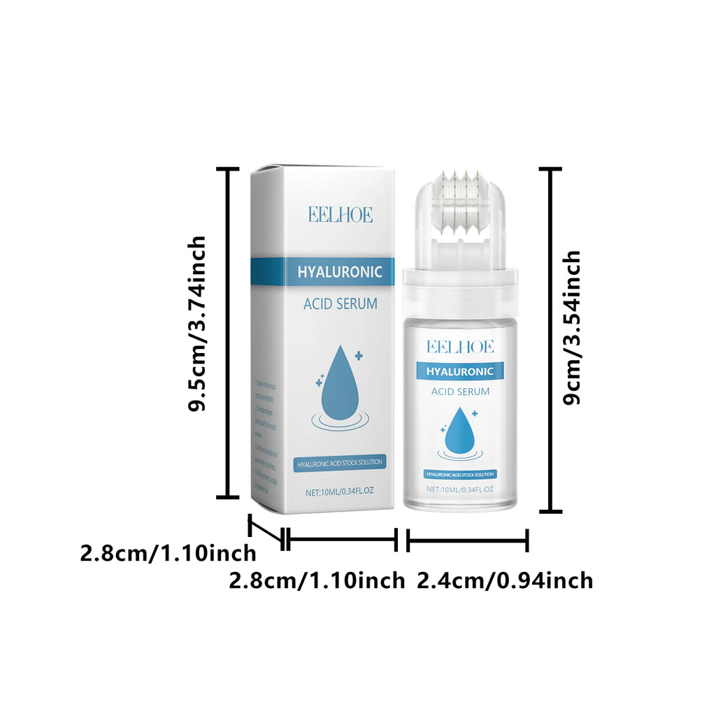 Eelhoe Hyaluronic Acid Micro Roller Serum 0.25mm – 64 Pins Microneedle Face Serum Oasis Select 1Pcs
