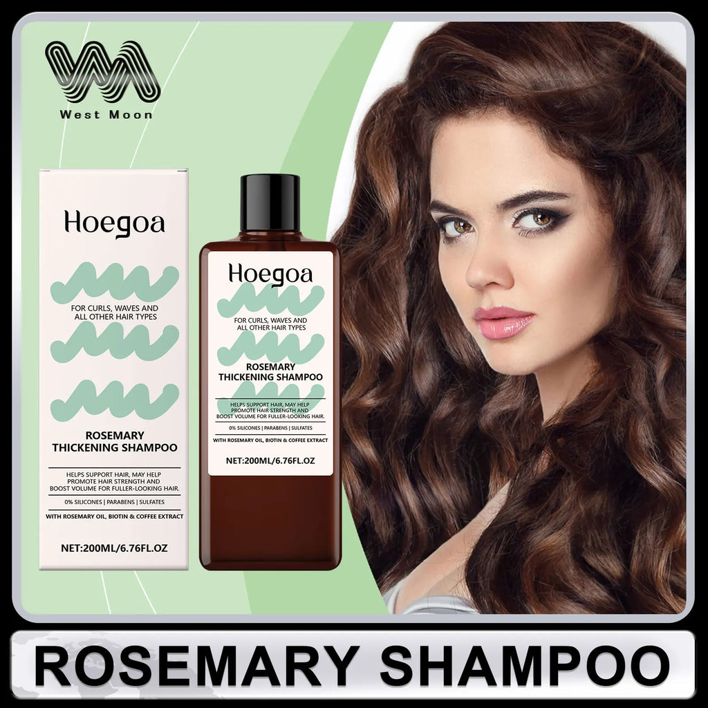 Rosemary Shampoo Repair Dry Frizzy Damaged Split Ends Hair Anti Hair Loss Oil Control Refreshing Soothing Nourishing Hair Care Oasis Select