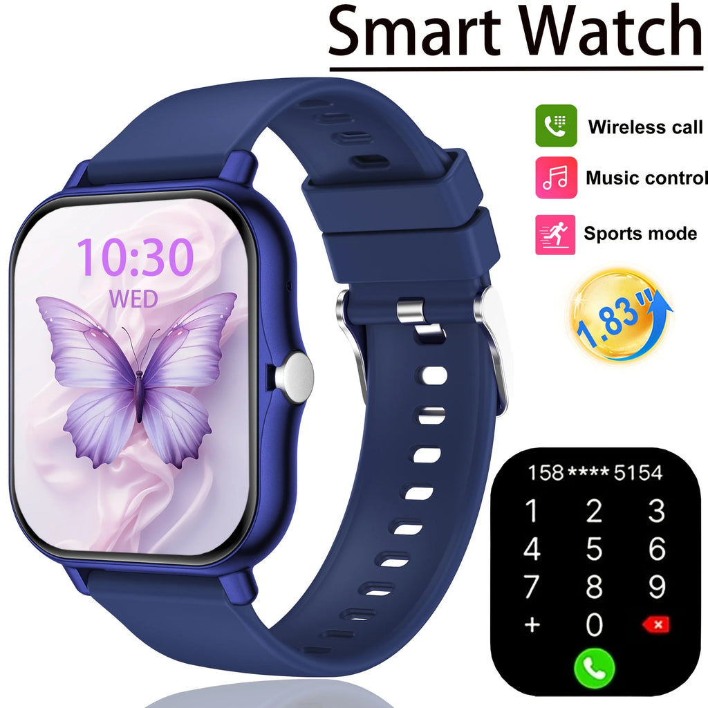 ERUN 1.83" Smartwatch – Bluetooth Calling, Fitness & Sleep Track