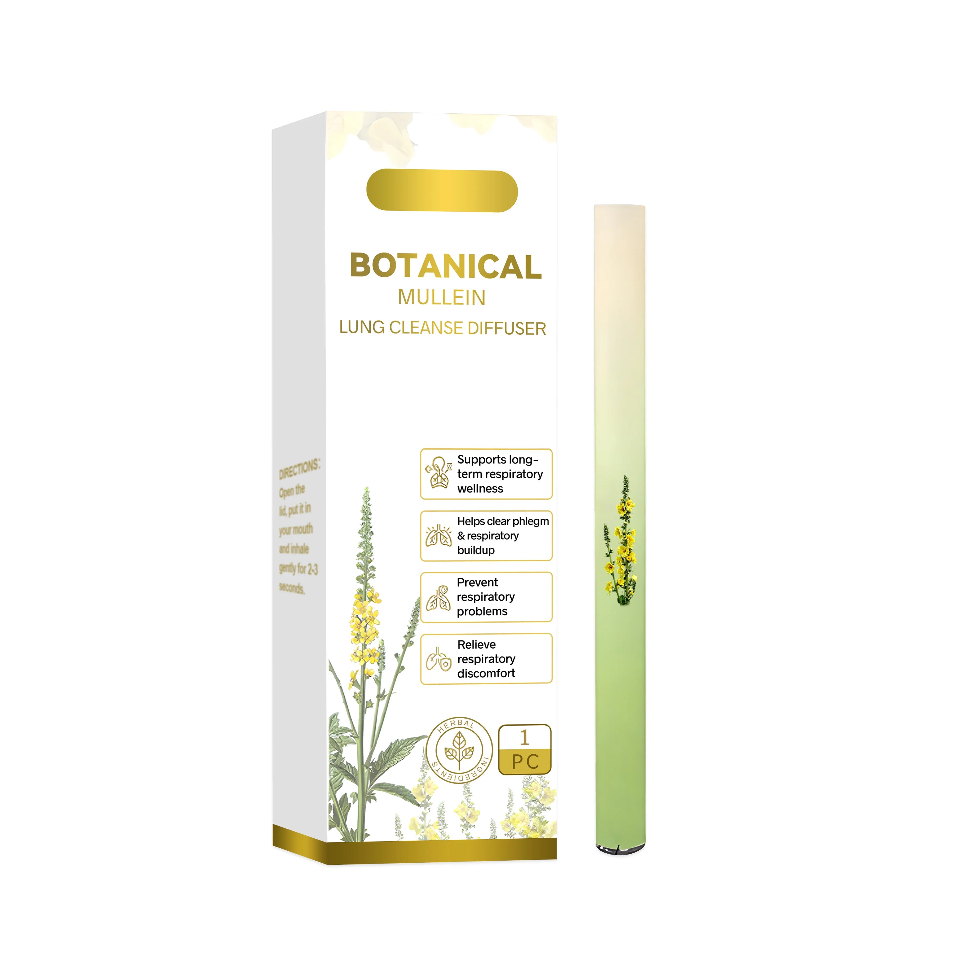 Herbal Nasal Inhaler Stick – Decongest, Energize & Refresh Herbal Nasal Inhaler Oasis Select 1pc Boxed