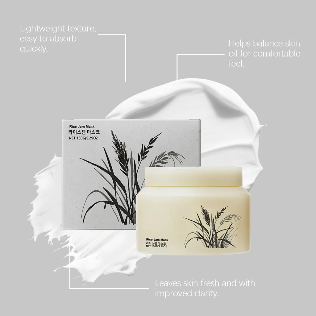Rice Milk Hydrating Face Mask – Moisturizing & Skin-Softening