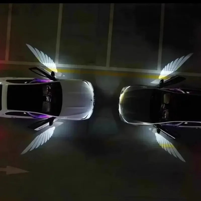 Angel Wings LED Car Door Welcome Light | Wireless Shadow Projector