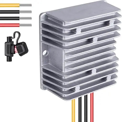 48V to 12V 20A Voltage Converter Voltage Buck Reducer Voltage Regulator IP68 for Golf Cart Club Car Electric Scooters Trucks Oasis Select 48V to 12V 20A