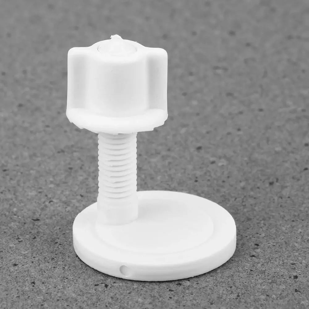 Toilet Seat Hinge Bolts & Nuts – Universal Plastic Replacement Set