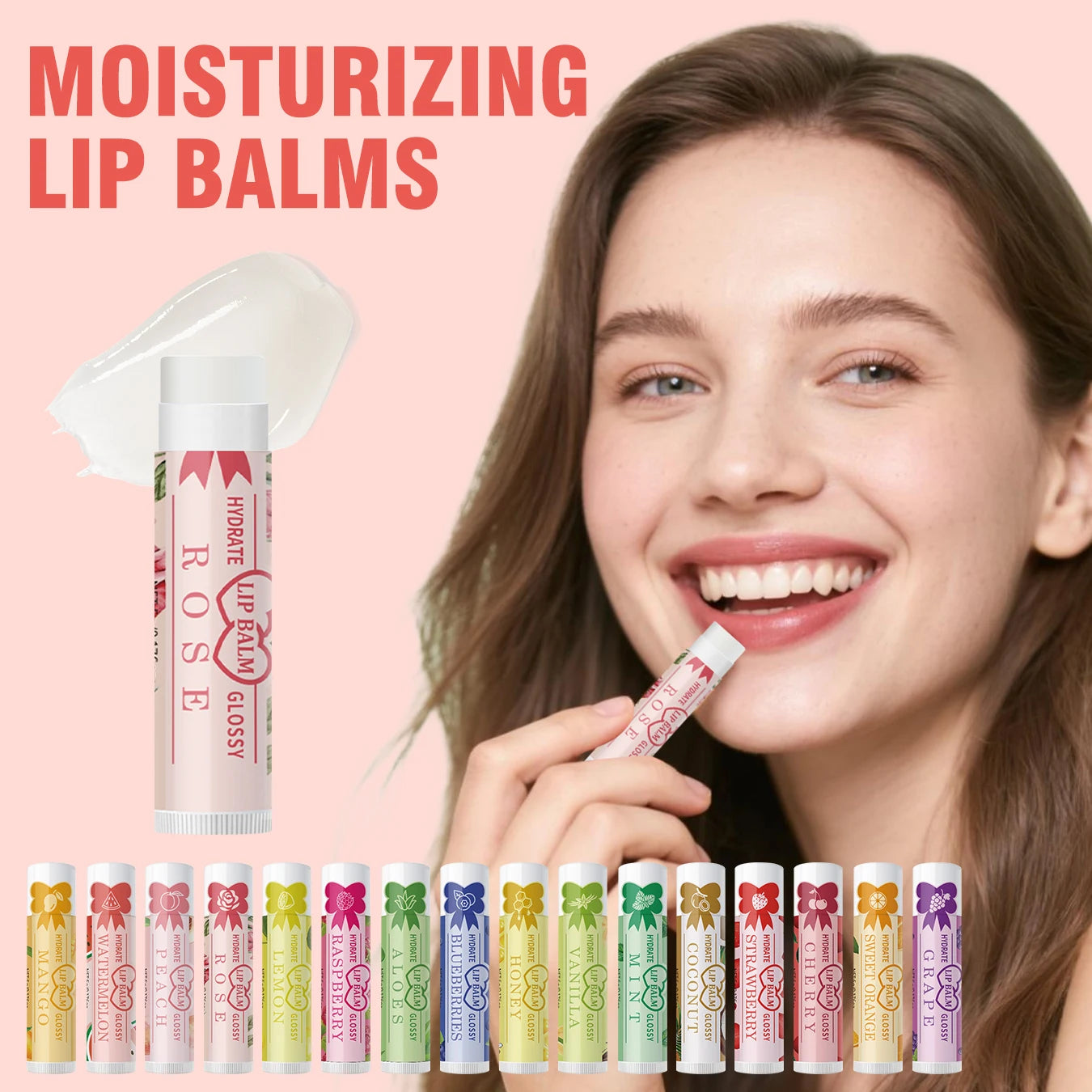 160 piece fruit jelly long-lasting moisturizing lipstick set for long-term travel care Oasis Select