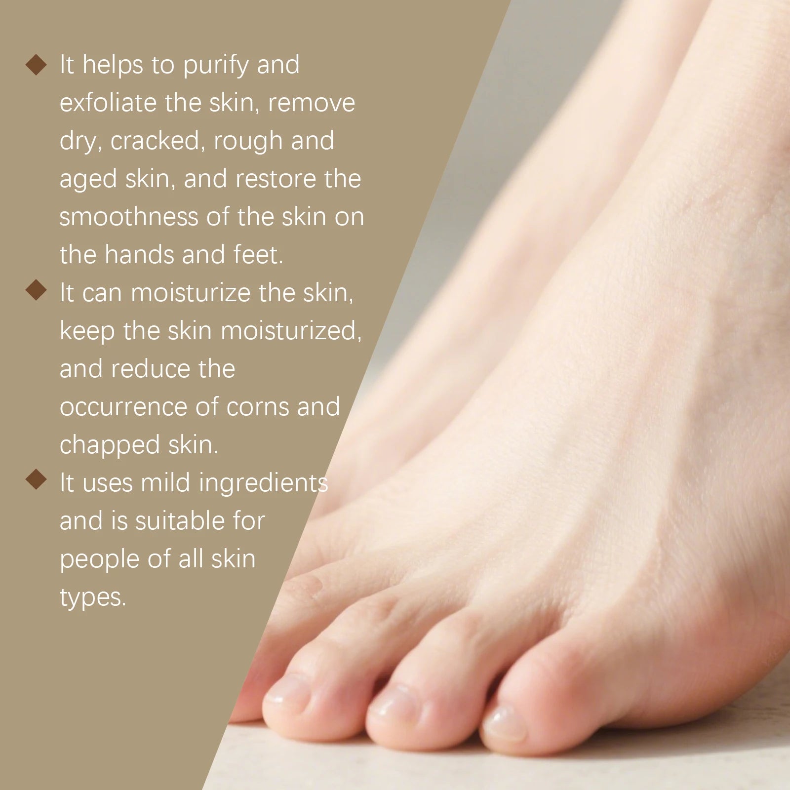 Coconut Oil Moisturizing Stick Deep Hydration Improve Dry Cracked Skin Repair Barriers Exfoliate Hand & Foot Care Essence Stick Oasis Select