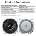 5W 4 Ohm Full Range Speaker Machine Bluetooth Audio External Magnetic Speaker Square 5W DIY Electronic Products Horn Oasis Select Default Title