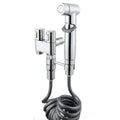 1 Inlet 2 Outlet Toilet Bidet Sprayer High Pressure Bathroom Faucet Household Toilet Companion Cleaning Tool Oasis Select Silvery