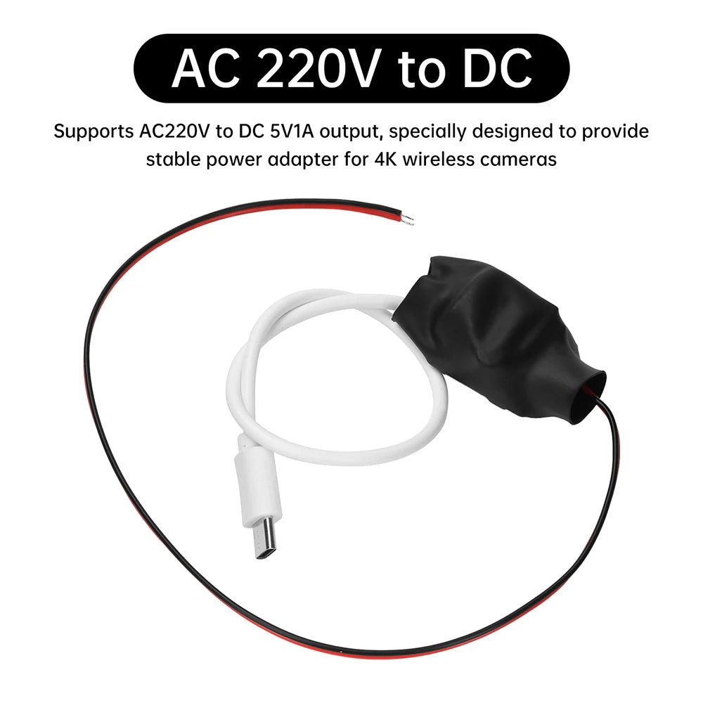 4K Module Wireless Camera DC-AC Step-Down Converter AC 220V To DC 5V 1A 5W Transformer USB Voltage Regulator Power Supply Module Oasis Select
