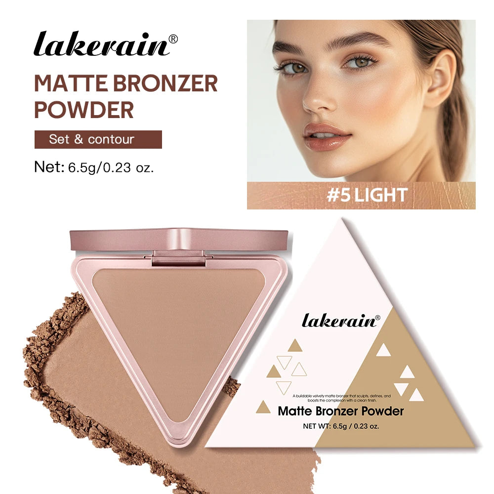 ibcccndc Matte Bronzer Palette – Contour, Blush & Shine Control Matte Bronzer Palette Oasis Select 05 MOTIVATE