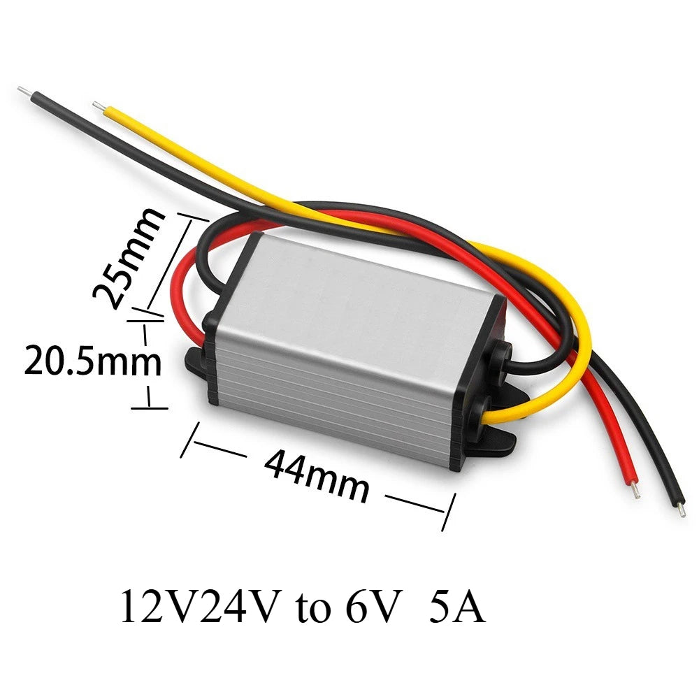 9V 12V 24V 36V to 6V 4A-10A DC-DC Buck Power Converter Step Down Power Supply Waterproof 12V 24V to 6V 12 Volt to 6 Volt Oasis Select 12V24V to 6V 5A 12V24V 6V