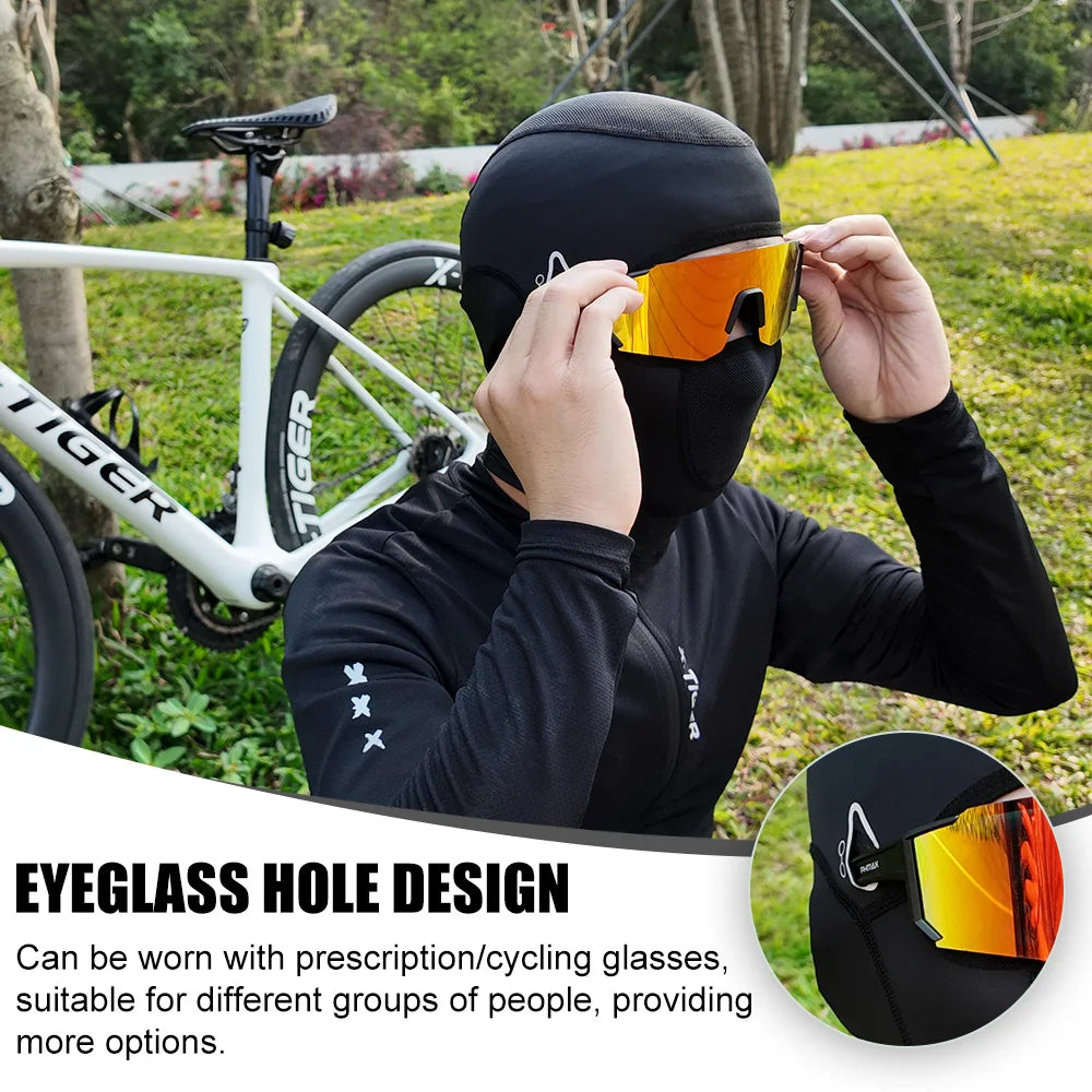 X-TIGER Summer Cycling Balaklava Mask UV Protection for Bicycles Motorcycles Full Face Mask Mesh Breathable Outdoor Hiking Mask Oasis Select