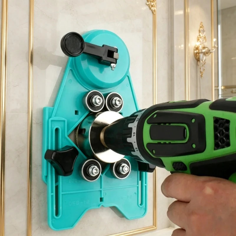 Marble Tile Hole Locator Saw Core Bit Guide Opening Adjustable Hole Saw Core Bit Guide With Vacuum Base Suction Plate Oasis Select