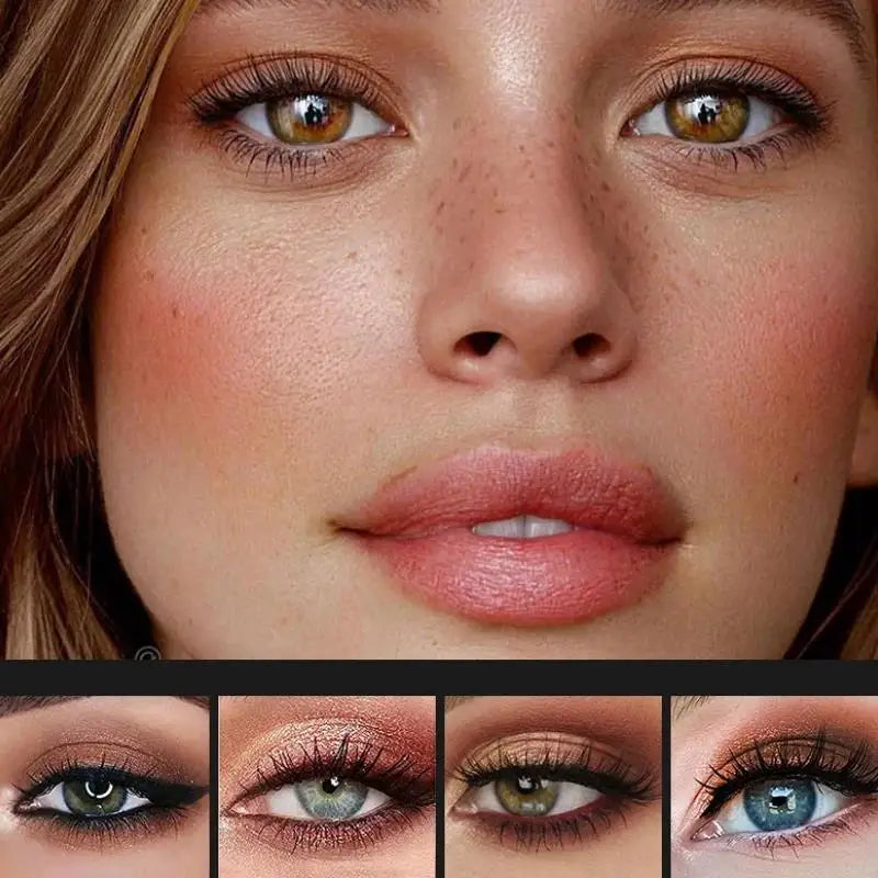 Pearl Matte Eye Shadow Makeup Palette 12 Colors Blusher Powder For Face And Eyebrow Beauty Cosmetic Oasis Select