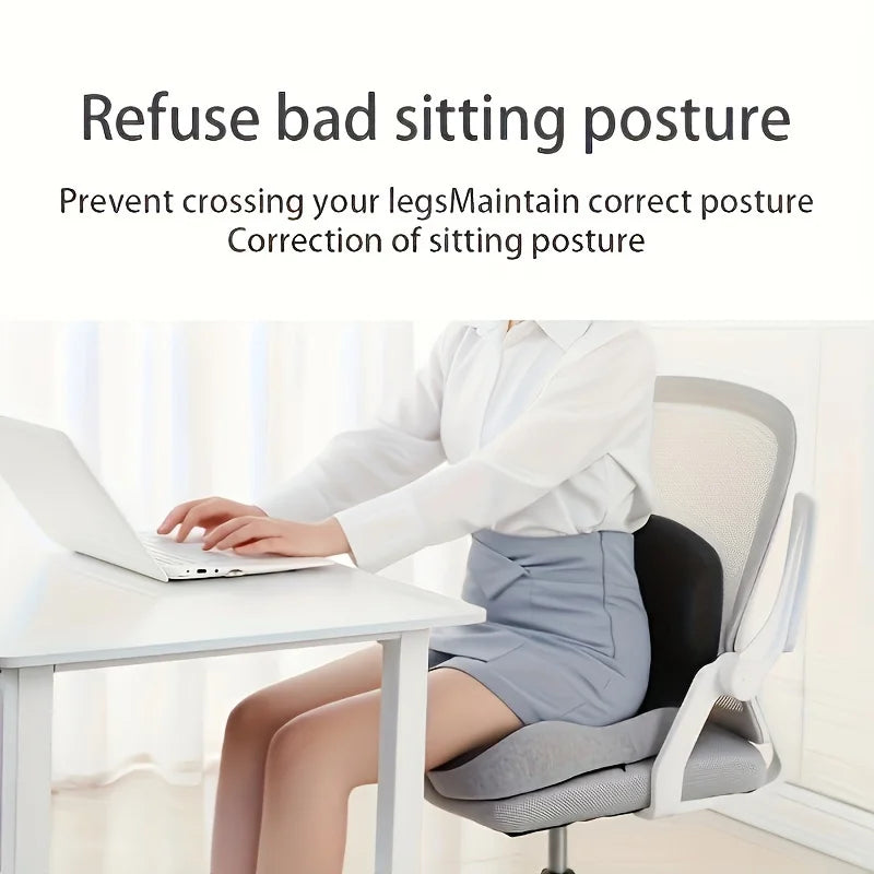 Ergonomic Seat Cushion with Hand Washable Cover Waist & Hip Support Comfort Orthopedic Cushion for Office Car Home Oasis Select