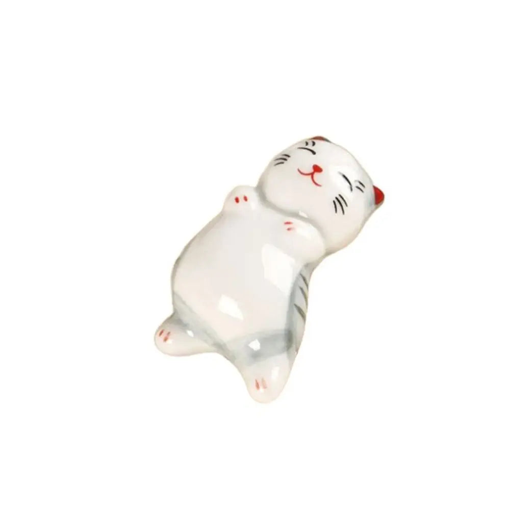 Cute Animal Chopstick Holder Rest – Ceramic Table Utensil Rest