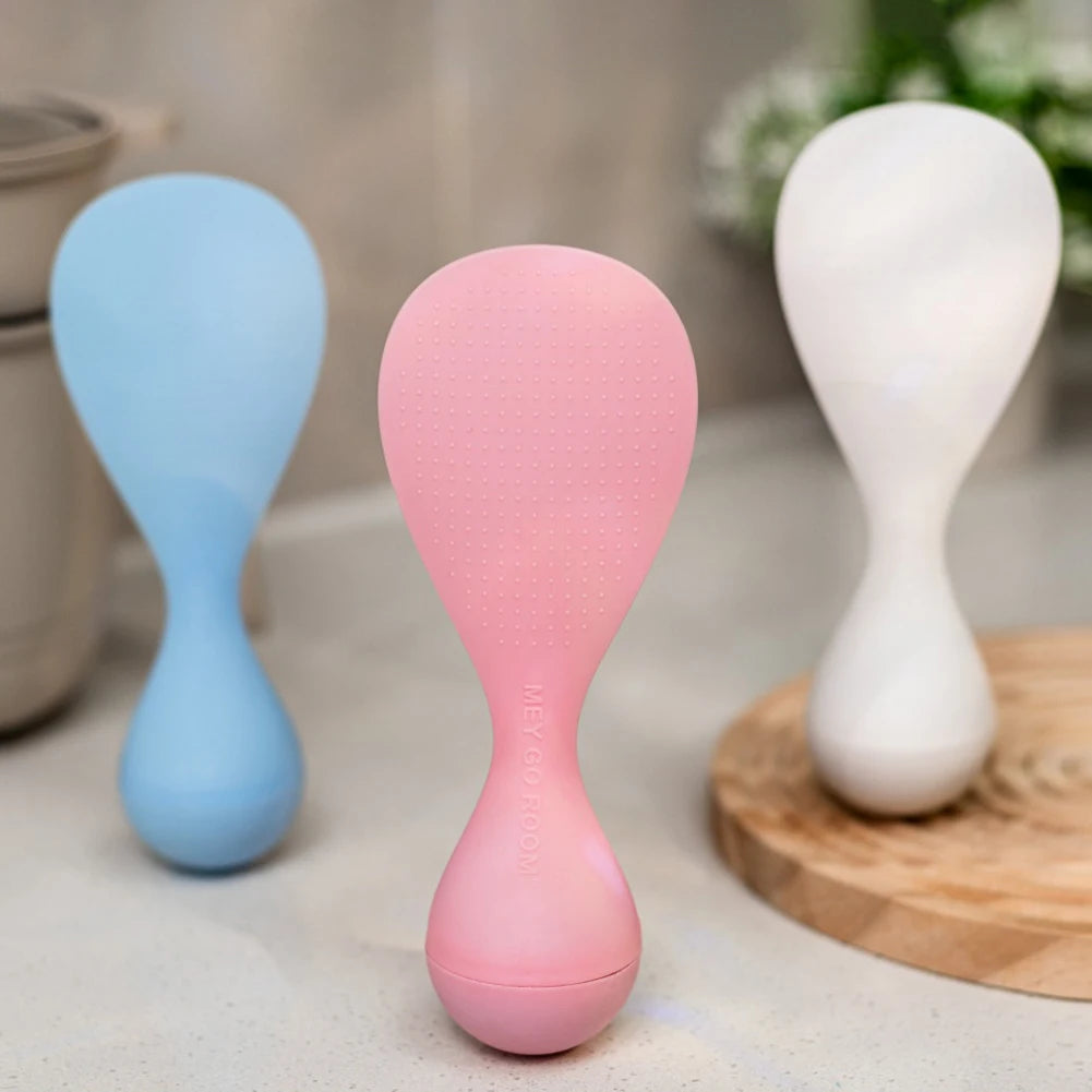 Non-Stick Self-Standing Rice Spoon | Food-Grade PP Serving Spoon
