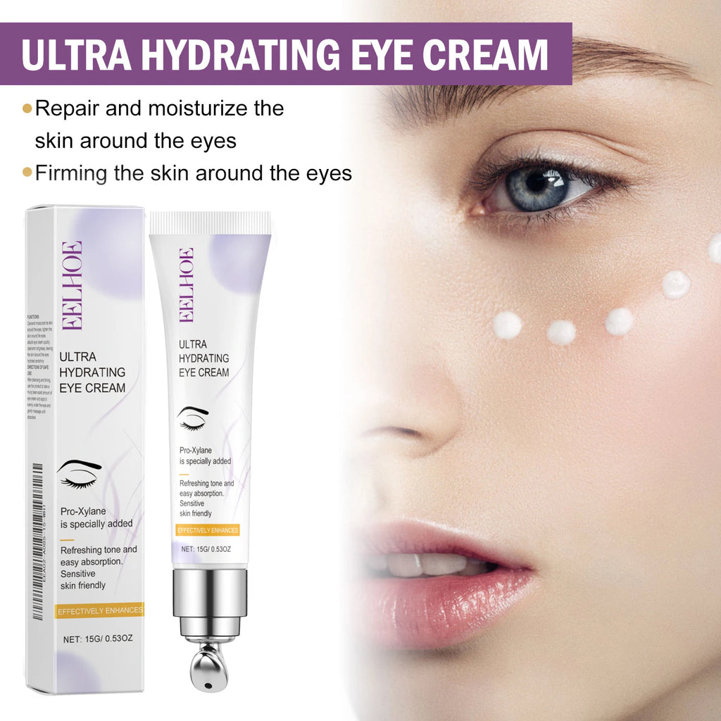 Ultra Hydrating Eye Cream Anti Dark Circle Puffiness Anti-Wrinkle Firming Skin Fade Fine Lines Moisturizing Brighten Eye Care Oasis Select