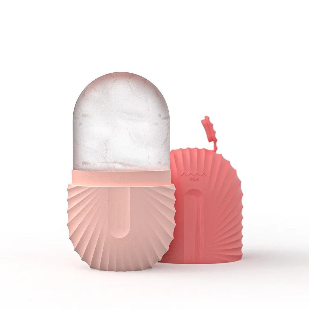 Silicone Ice Ball Face Roller – Cooling Pore & Puffiness Massager Ice Facial Roller Oasis Select GJ36-pink