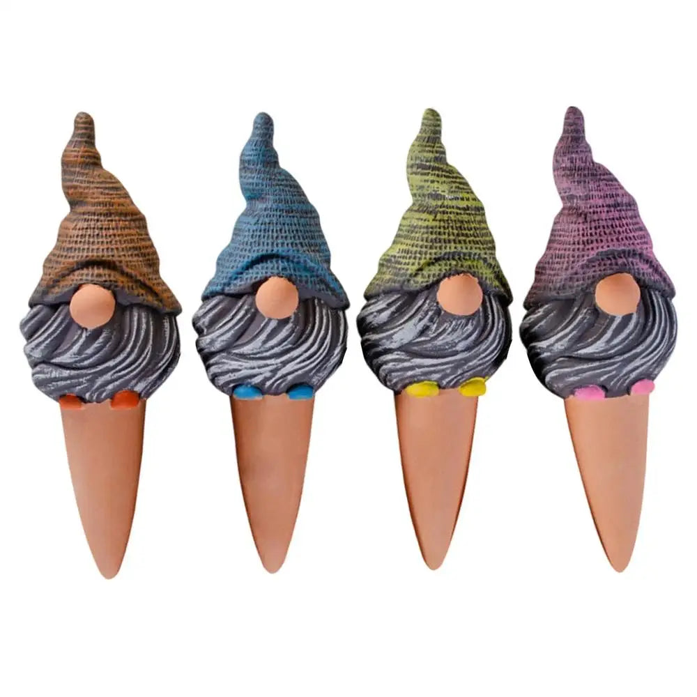Automatic Potted Plant Watering SystemCute Gnome Shape Irrigation Spikes Efficient Self Watering Planter Insert Plant Waterer Oasis Select Set