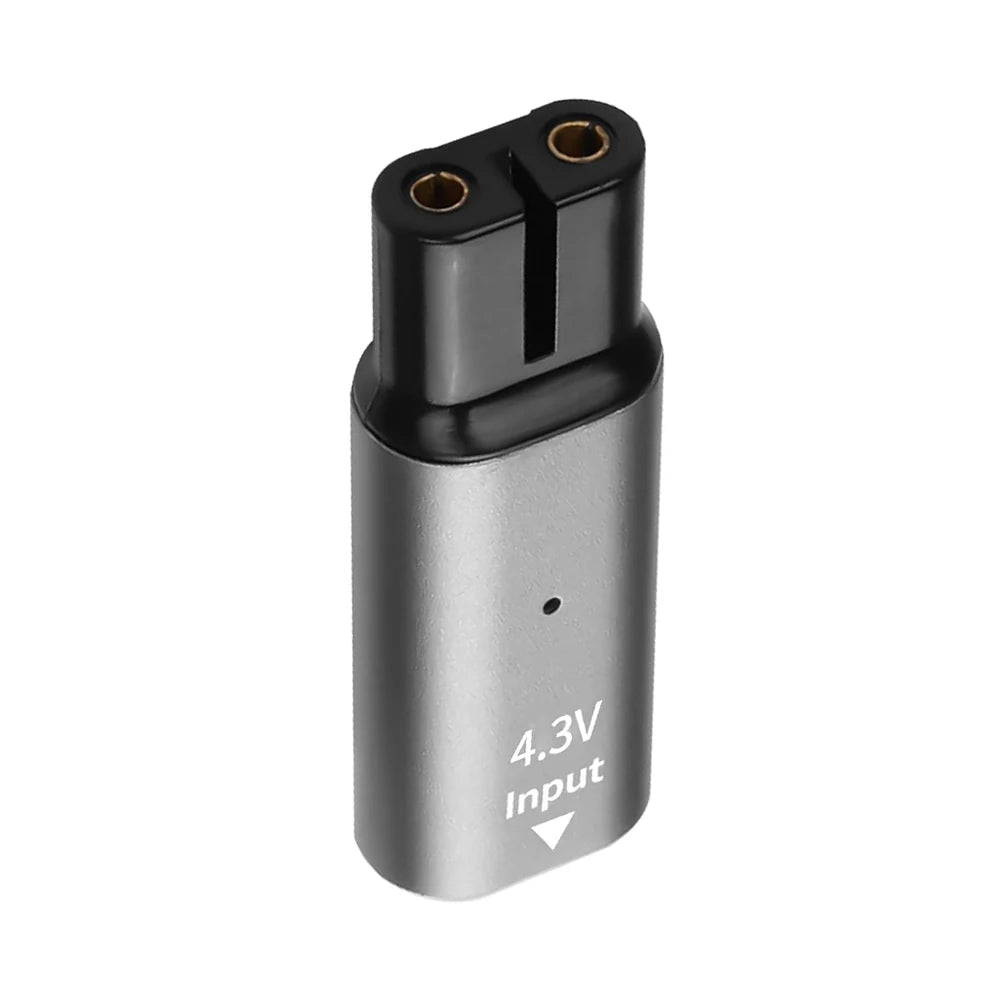 Type-C Adapter for Philips OneBlade QP2520 QP2515 QP2620 Charger Shaver Charging Adapter Oasis Select Gray