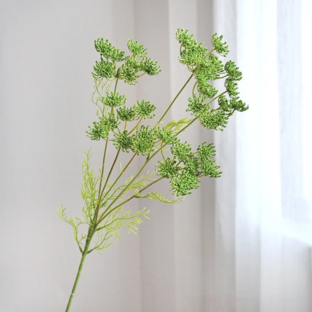 Artificial Lace Foam Flowers 80cm Faux Silk Blooms Home Decor Wedding Photography Props Restaurant Greenery Decorations Oasis Select green