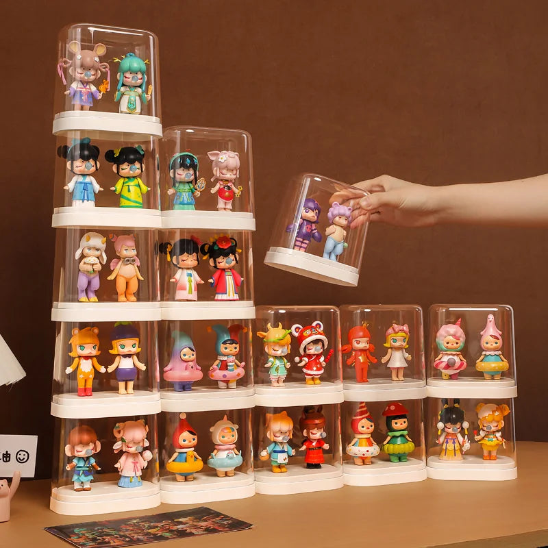 Acrylic display cabinet for collecting characters and blind box toys, equipped with high brightness sensing ambient lighting Oasis Select